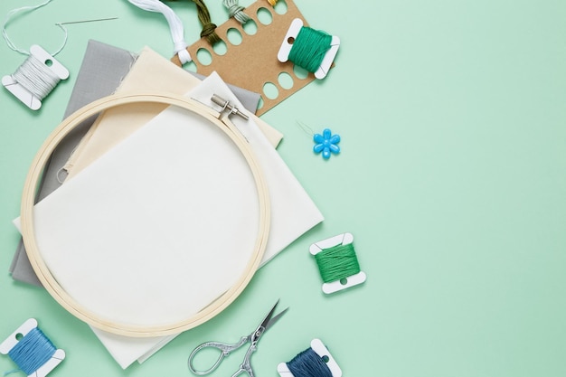 zestaw do haftu i nici